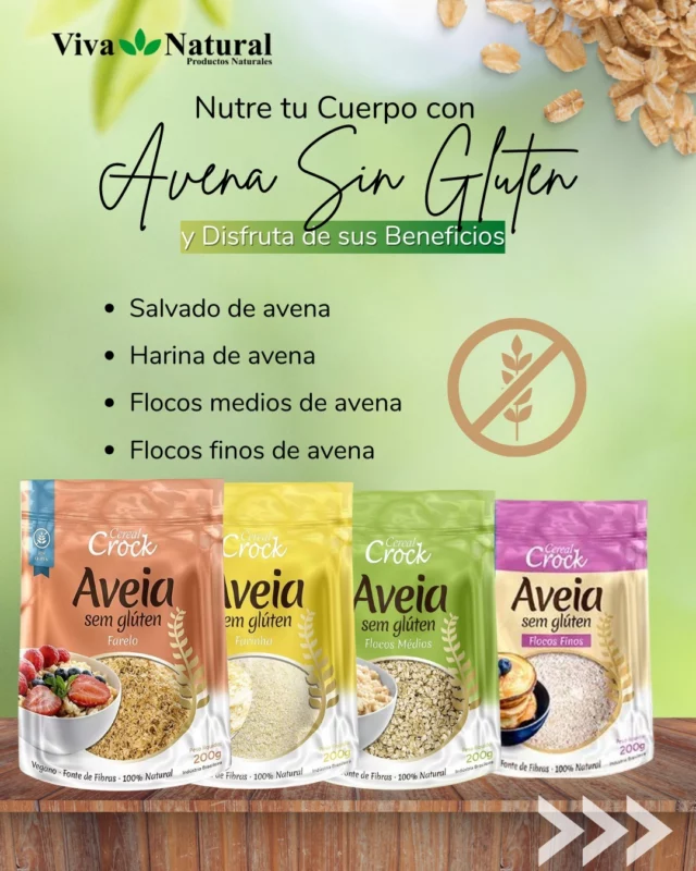 ¿Estás buscando una opción saludable y sin gluten para tus desayunos y recetas? ¡Tenemos lo que necesitas!

Nuestra avena sin gluten es perfecta para cualquier ocasión. Disfruta de la pureza y calidad que ofrecemos en cada grano.
Ven y descubre nuestras opciones de avena sin gluten.
Nunca es tarde para empezar a cuidar tu alimentación!

¿Quieres saber más? ¡Visítanos y llévate lo mejor!
📲(0983) 615 514
Solicita tu pedido desde donde estes!
🇵🇾🚚 Envíos a todo País