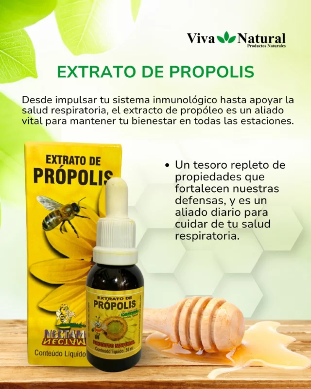 Descubre el poder transformador del extracto de propóleo. 
Tu guardián natural para una vida saludable y protegida de problemas respiratorios. 

📲Pedí el tuyo: (0983) 615 514
✅ Venta Mayorista y Minorista
🇵🇾🚚 Envíos a todo País