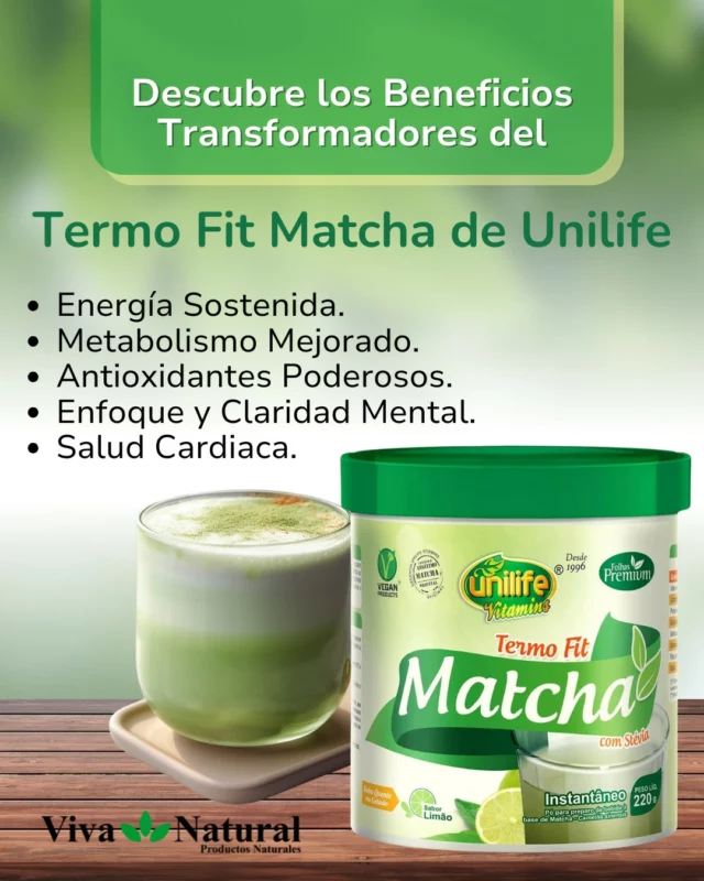 Experimenta la diferencia con cada taza
Visita Viva Natural para obtener tu Termo Fit Matcha y comienza tu jornada hacia un bienestar integral.

📲 Haz tu pedido ahora:

  Suc. San Alberto: (0984) 391 051
  Suc. Ciudad del Este: (0983) 615 514
🌐 Visita nuestro sitio web.
🚚 Envío a todo el país. 
Disponible para ventas minoristas y mayoristas.

#TermoFitMatcha #Unilife #EnergíaYBienestar #SaludNatural #VivaNatural