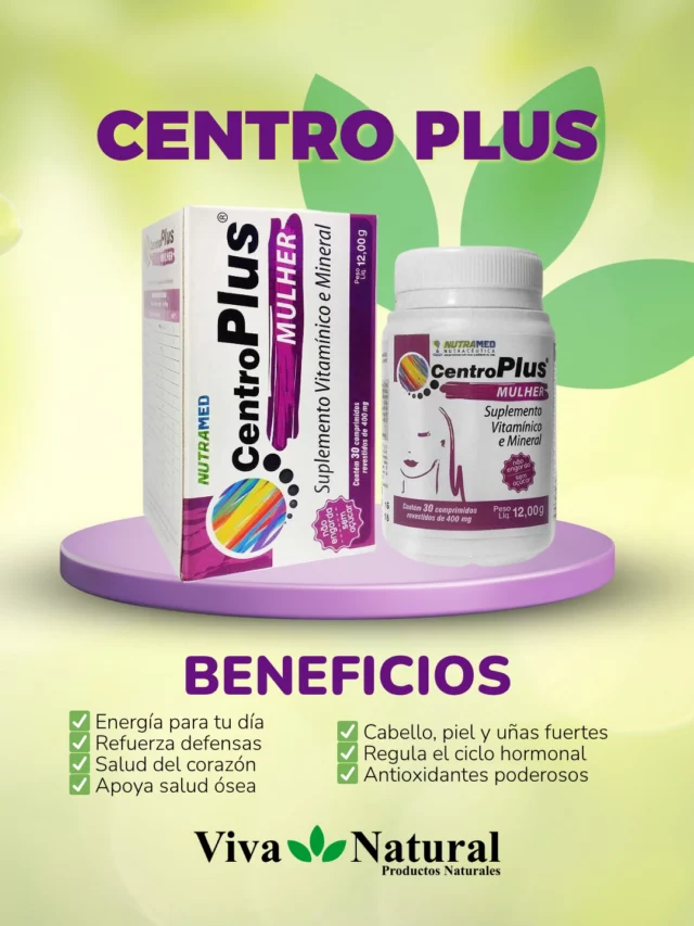 💜 Centro Plus Mujer está diseñado especialmente para vos, que querés cuidar tu bienestar desde adentro.

Con una fórmula completa, te ayuda a mantener la energía durante el día, fortalece tus defensas, mejora la salud del corazón y los huesos, y aporta nutrientes esenciales para el cabello, la piel y las uñas. Además, regula tu ciclo hormonal y protege tu cuerpo con antioxidantes poderosos.

✨ Todo lo que necesitás en una sola cápsula..

📞 Contactos:
Suc. San Alberto: (0984) 391 051
Suc. Ciudad del Este: (0983) 615 514

🌐 Visitá nuestro sitio web
🚚 Envíos a todo el país
💚 Distribuidor para minoristas y mayoristas

#CentroPlusMujer #VivaNatural #SaludFemenina #MultivitamínicoMujer #CuidadoDesdeAdentro #Paraguay