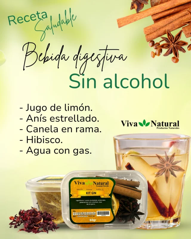 Descubre la Frescura y los Beneficios de esta Bebida Digestiva Sin Alcohol

Ideal para disfrutar en cualquier momento del día, esta bebida no solo satisface tu sed, sino que también contribuye a una buena salud digestiva.

Con nuestro Kit Gin, puedes preparar deliciosas bebidas digestivas sin alcohol desde la comodidad de tu hogar. Ideal para quienes buscan alternativas refrescantes y sin efectos secundarios del alcohol.

Ven y elige tu kit, perfecto para cualquier ocasión.

📲 Haz tu pedido ahora:

  Suc. San Alberto: (0984) 391 051
  Suc. Ciudad del Este: (0983) 615 514

🚚 Envíos a todo el país. 
Disponible para ventas minoristas y mayoristas.

#BebidaDigestiva #SaludNatural #VivaNatural #Bienestar #SinAlcohol #RefreshNaturally